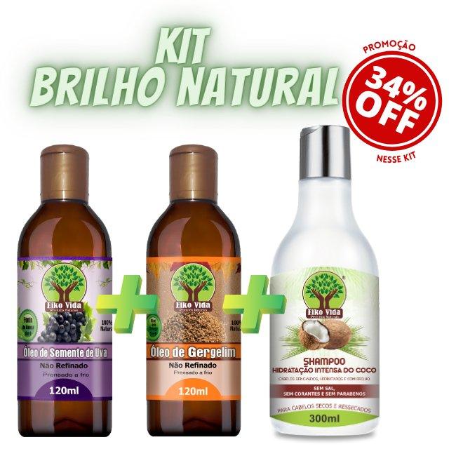 Kit Brilho Natural Eiko Vida - Eiko Vida