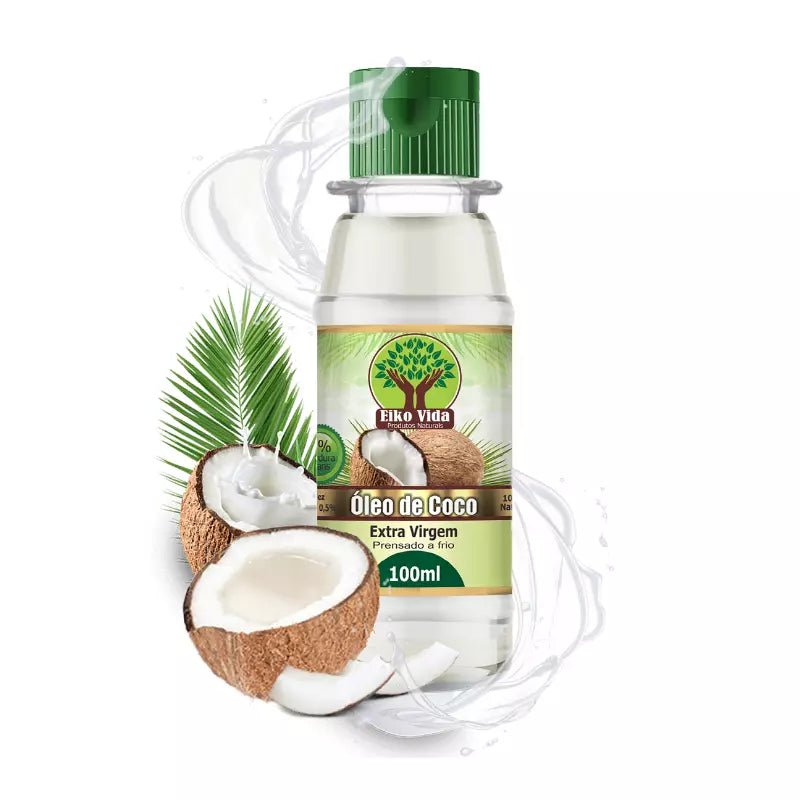 Óleo de Coco Extra Virgem 100ml Eiko Vida - Eiko Vida