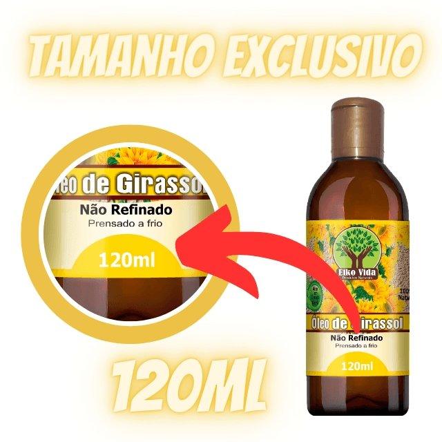 Óleo de Girassol Extra Virgem 120ml Eiko Vida - Eiko Vida